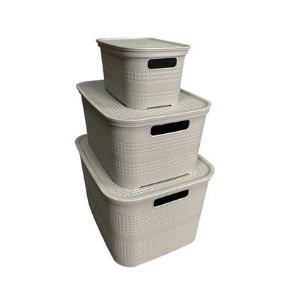 Immagine di SMART SCATOLA CON SEPARATORE TRIS S-M-L / Tortora Chiaro