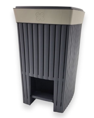 Immagine di DOGA - PATTUMIERA DA 20LT A PEDALE / Grigio Antracite