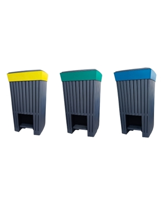 Immagine di DOGA - PATTUMIERA DA 20LT ECO A PEDALE / Colori assortiti Mix
