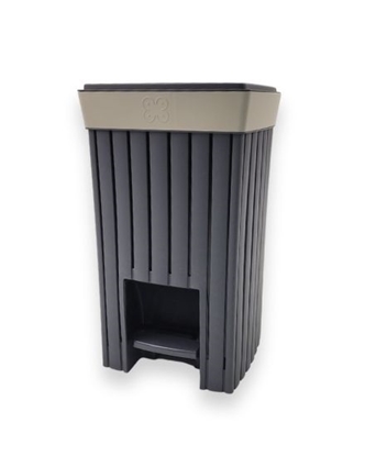 Immagine di DOGA - PATTUMIERA DA 6LT A PEDALE / Grigio Antracite