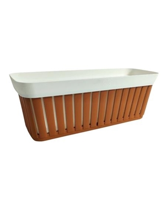 Immagine di KRETA - BALCONETTA D.50 AMAZON / Terracotta/Bianco