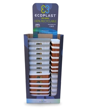 Immagine di KRETA - ESPOSITORE BALCONETTA D.40 / Mix (Terracotta+Bianco/Bianco+Tortora Chiar