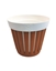 Immagine di KRETA - VASO D.30 AMAZON / Terracotta/Bianco