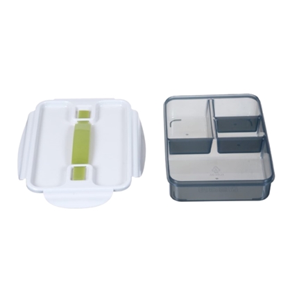 Immagine di SUPERLOCK PORTAPRANZO CON SCOMP POSATE / Grigio trasparente