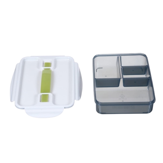 Immagine di SUPERLOCK PORTAPRANZO CON SCOMP POSATE / Grigio trasparente