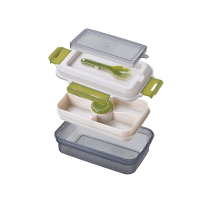 Immagine di SUPERLOCK PORTAPRANZO RETT 1200 ML / Grigio trasparente