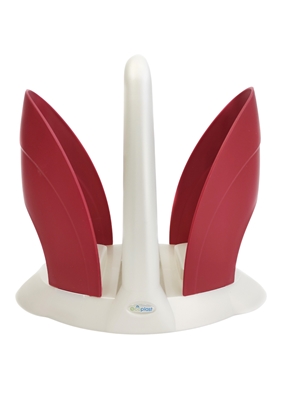 Immagine di TULIPANO - PORTABICCHIERI DUO / Madreperla-Rosso Veneziano