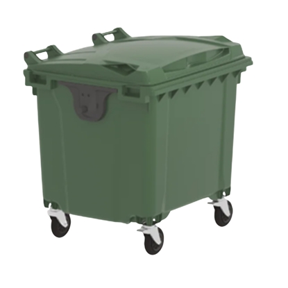 Immagine di CASSONETTO LT 1100 COPERCHIO PIATTO URBAN / Verde