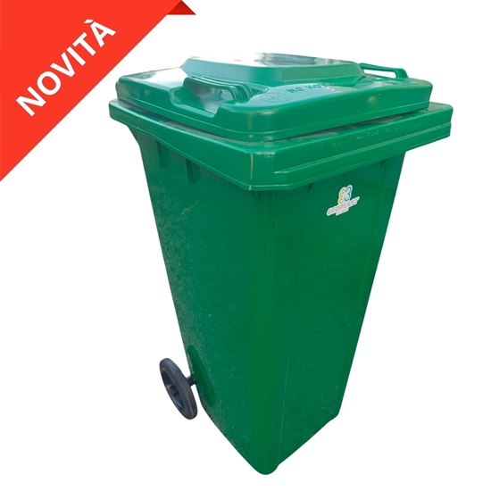 Immagine di BIDONE CARRELLATO LT.240 ECO / Verde