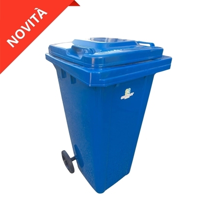 Immagine di BIDONE CARRELLATO LT.120 ECO / Blu