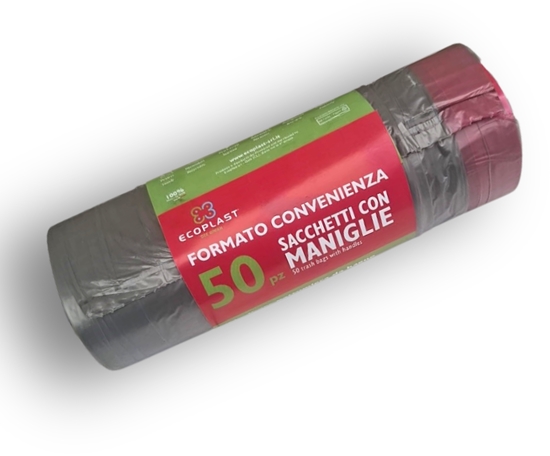 Immagine di SACCHETTI PATTUMIERA 10 LT (50 PZ) / Grigio