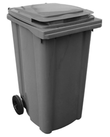 Immagine di BIDONE CARRELLATO LT. 120 DESIGN URBAN / *Grigio MOMENTANEAMENTE NON DISPONIBILE