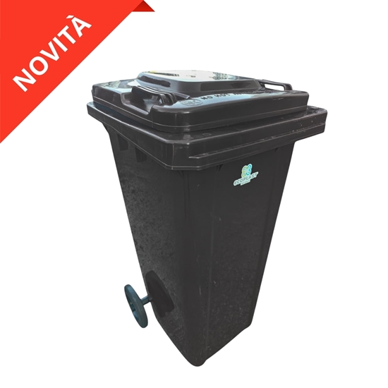 Immagine di BIDONE CARRELLATO LT.120 ECO / *Grigio MOMENTANEAMENTE NON DISPONIBILE