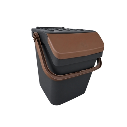 Immagine di PATTUMIERA ECOLOGIC PRO 30LT MONOCOLORE / Marrone RAL8014 proveniente da RD